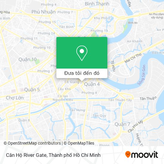 Bản đồ Căn Hộ River Gate
