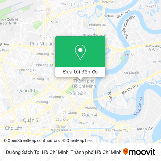 Bản đồ Đường Sách Tp. Hồ Chí Minh