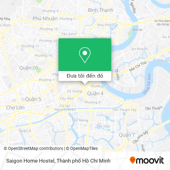 Bản đồ Saigon Home Hostel