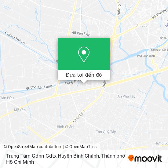 Bản đồ Trung Tâm Gdnn-Gdtx Huyện Bình Chánh