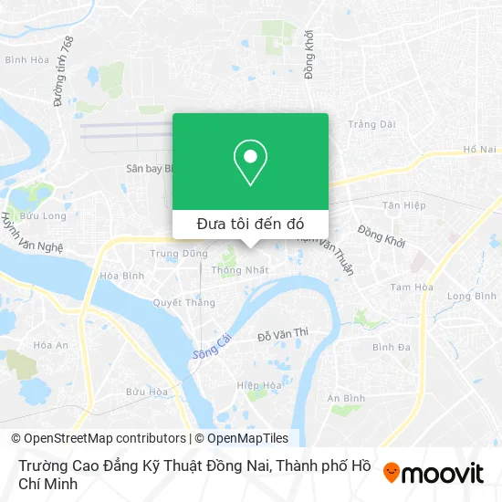 Bản đồ Trường Cao Đẳng Kỹ Thuật Đồng Nai