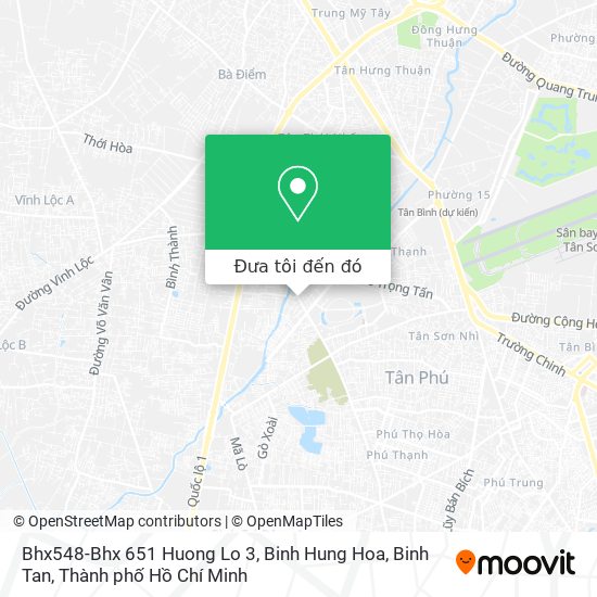 Bản đồ Bhx548-Bhx 651 Huong Lo 3, Binh Hung Hoa, Binh Tan