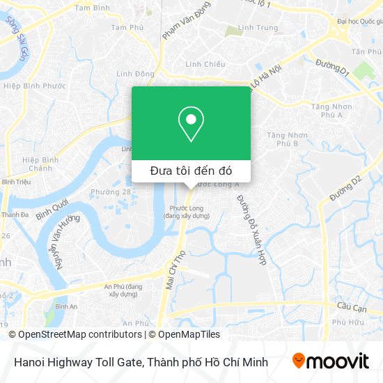 Bản đồ Hanoi Highway Toll Gate