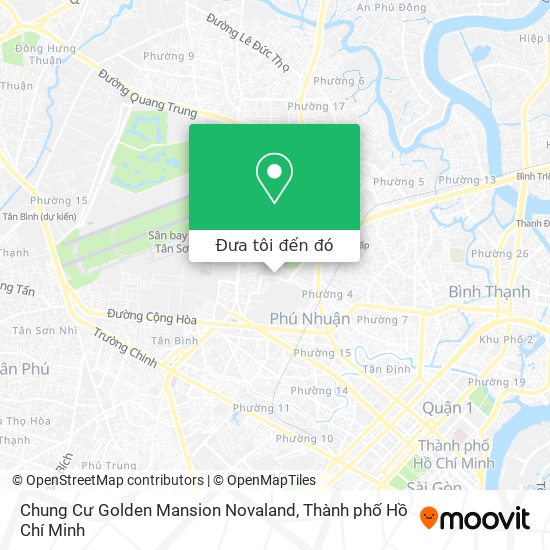 Bản đồ Chung Cư Golden Mansion Novaland