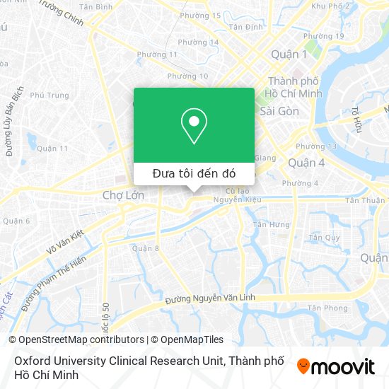 Bản đồ Oxford University Clinical Research Unit