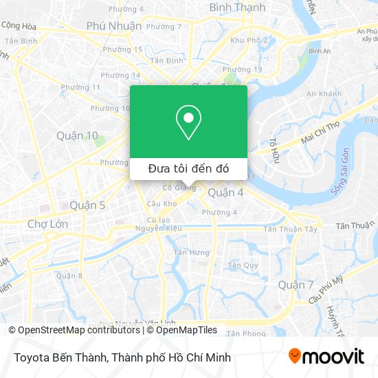 Bản đồ Toyota Bến Thành
