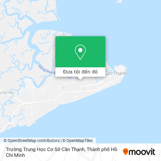 Bản đồ Trường Trung Học Cơ Sở Cần Thạnh