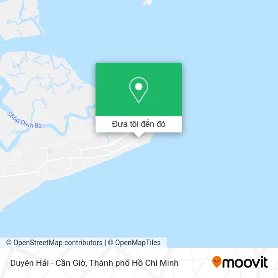 Bản đồ Duyên Hải - Cần Giờ