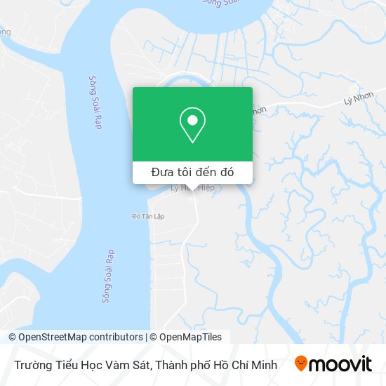 Bản đồ Trường Tiểu Học Vàm Sát