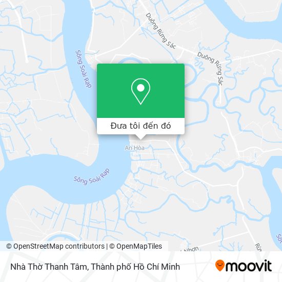 Bản đồ Nhà Thờ Thanh Tâm