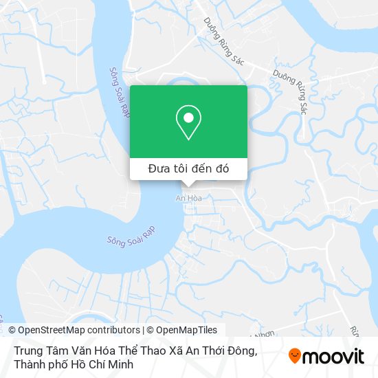 Bản đồ Trung Tâm Văn Hóa Thể Thao Xã An Thới Đông