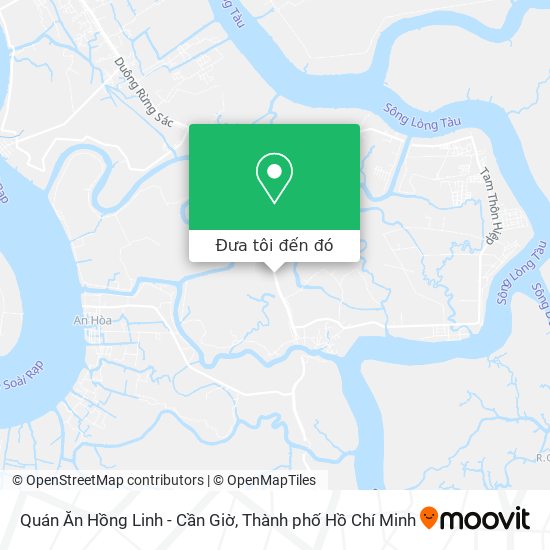 Bản đồ Quán Ăn Hồng Linh - Cần Giờ