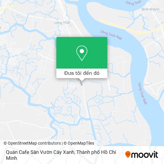 Bản đồ Quán Cafe Sân Vườn Cây Xanh