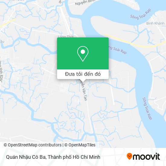 Bản đồ Quán Nhậu Cô Ba