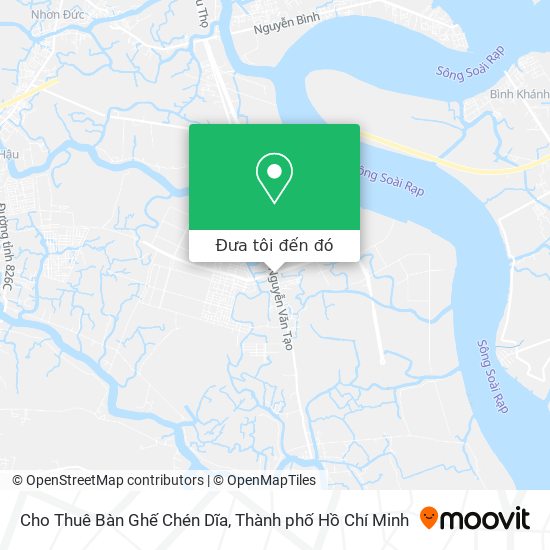 Bản đồ Cho Thuê Bàn Ghế Chén Dĩa