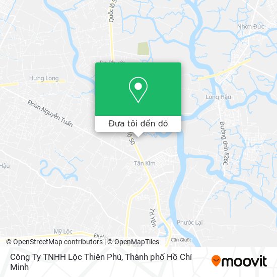 Bản đồ Công Ty TNHH Lộc Thiên Phú