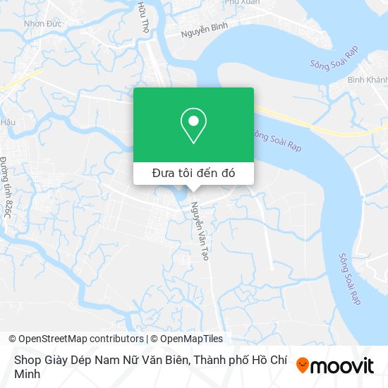 Bản đồ Shop Giày Dép Nam Nữ Văn Biên