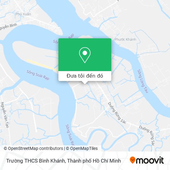 Bản đồ Trường THCS Bình Khánh
