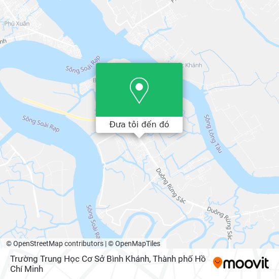 Bản đồ Trường Trung Học Cơ Sở Bình Khánh