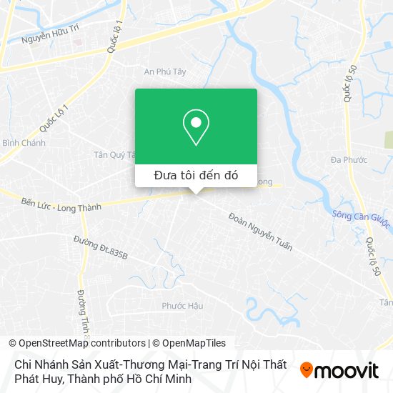 Bản đồ Chi Nhánh Sản Xuất-Thương Mại-Trang Trí Nội Thất Phát Huy