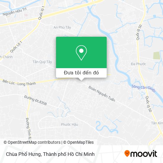 Bản đồ Chùa Phổ Hưng