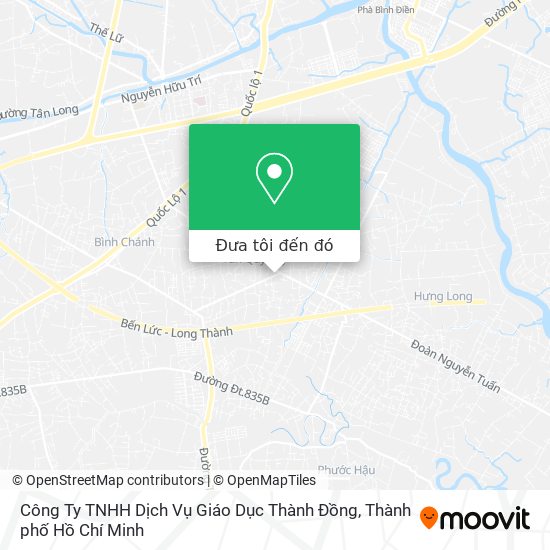 Bản đồ Công Ty TNHH Dịch Vụ Giáo Dục Thành Đồng