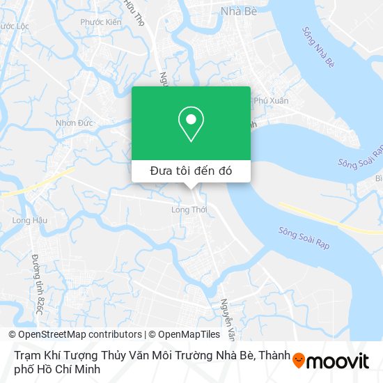Bản đồ Trạm Khí Tượng Thủy Văn Môi Trường Nhà Bè
