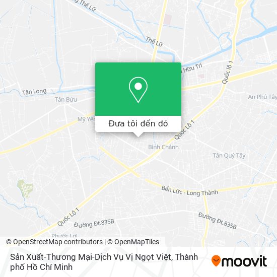 Bản đồ Sản Xuất-Thương Mại-Dịch Vụ Vị Ngọt Việt