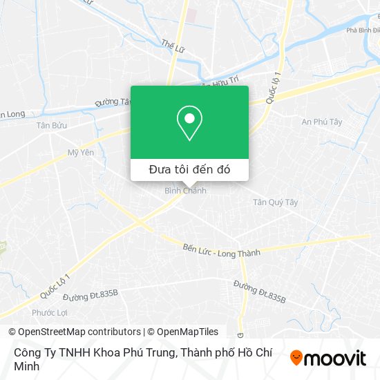 Bản đồ Công Ty TNHH Khoa Phú Trung