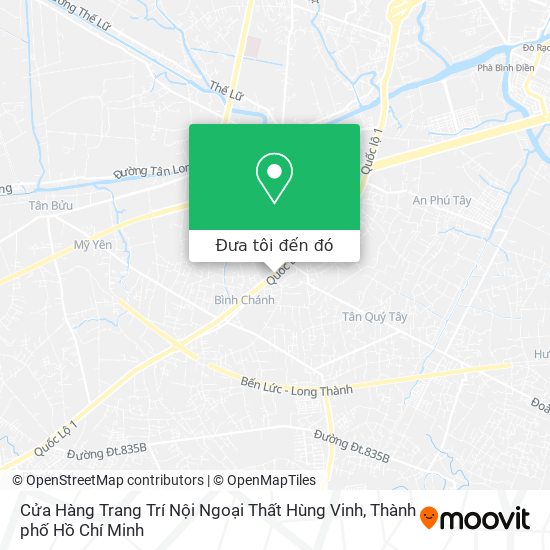 Bản đồ Cửa Hàng Trang Trí Nội Ngoại Thất Hùng Vinh