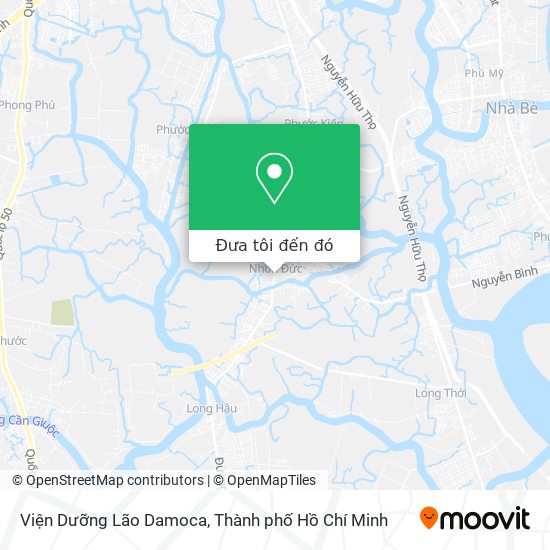 Bản đồ Viện Dưỡng Lão Damoca