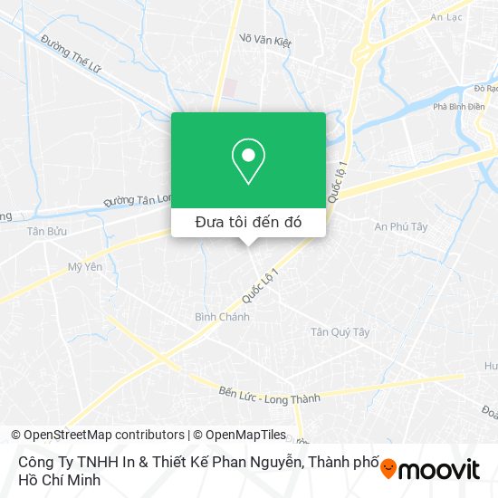 Bản đồ Công Ty TNHH In & Thiết Kế Phan Nguyễn
