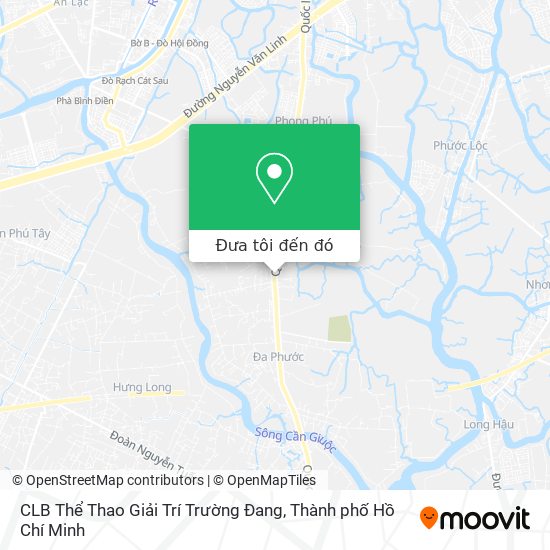 Bản đồ CLB Thể Thao Giải Trí Trường Đang