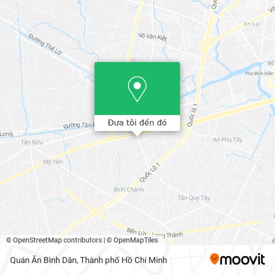 Bản đồ Quán Ăn Bình Dân