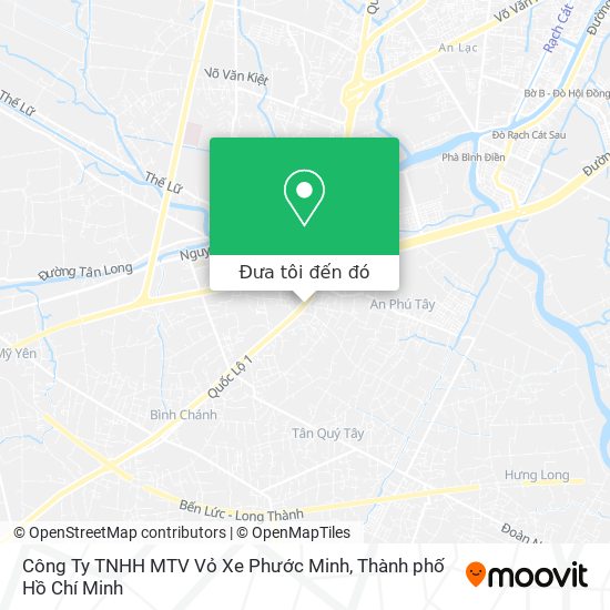 Bản đồ Công Ty TNHH MTV Vỏ Xe Phước Minh