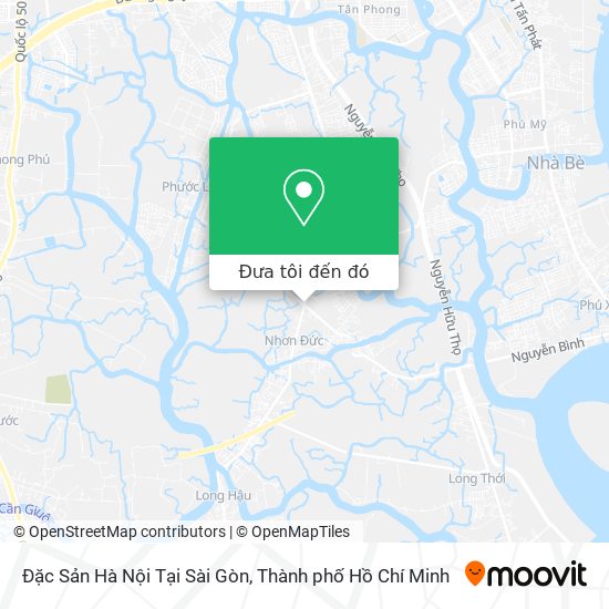 Bản đồ Đặc Sản Hà Nội Tại Sài Gòn
