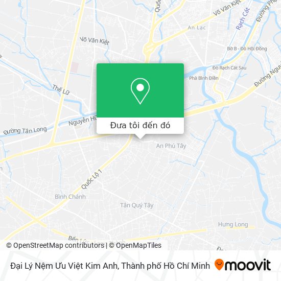 Bản đồ Đại Lý Nệm Ưu Việt Kim Anh