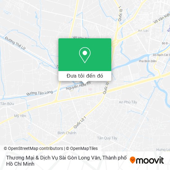 Bản đồ Thương Mại & Dịch Vụ Sài Gòn Long Vân