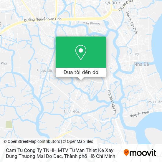 Bản đồ Cam Tu Cong Ty TNHH MTV Tu Van Thiet Ke Xay Dung Thuong Mai Do Dac
