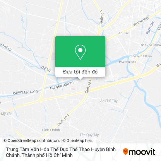 Bản đồ Trung Tâm Văn Hóa Thể Dục Thể Thao Huyện Bình Chánh