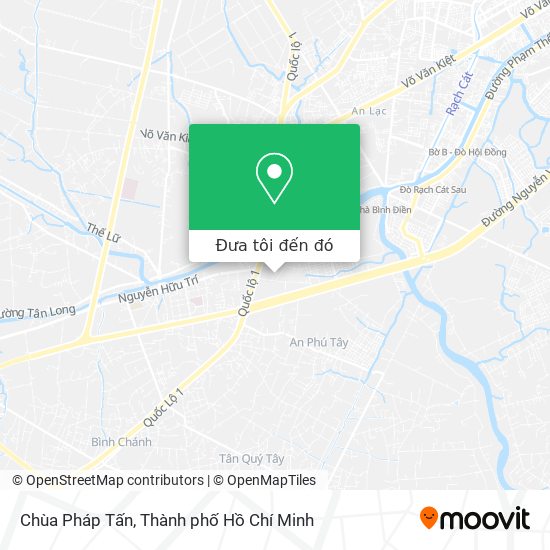 Bản đồ Chùa Pháp Tấn