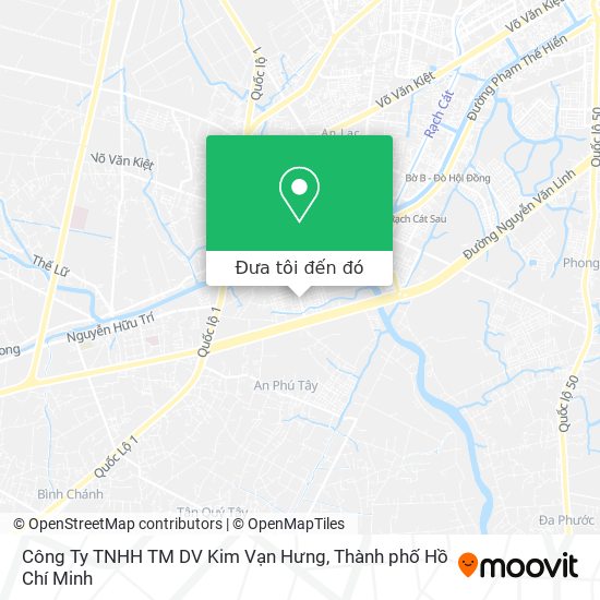 Bản đồ Công Ty TNHH TM DV Kim Vạn Hưng