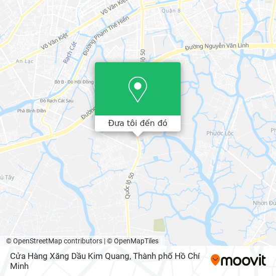 Bản đồ Cửa Hàng Xăng Dầu Kim Quang