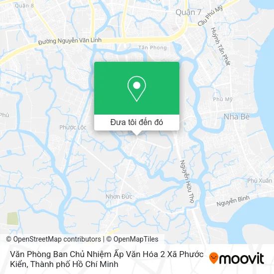 Bản đồ Văn Phòng Ban Chủ Nhiệm Ấp Văn Hóa 2 Xã Phước Kiển