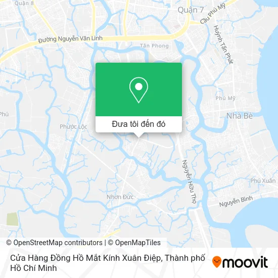 Bản đồ Cửa Hàng Đồng Hồ Mắt Kính Xuân Điệp