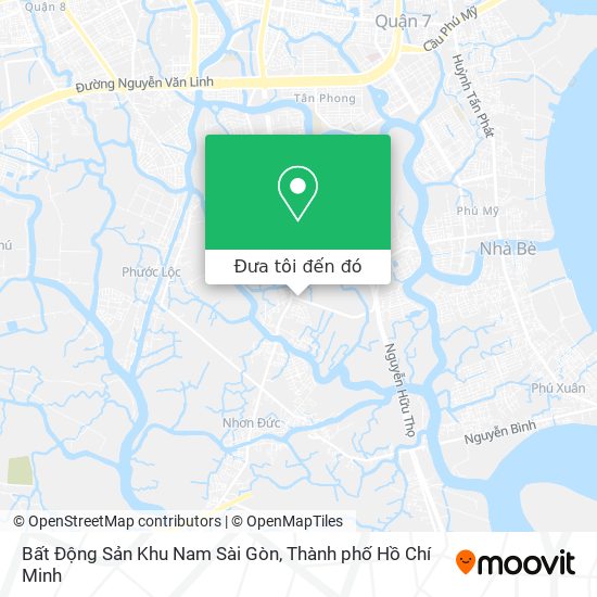 Bản đồ Bất Động Sản Khu Nam Sài Gòn