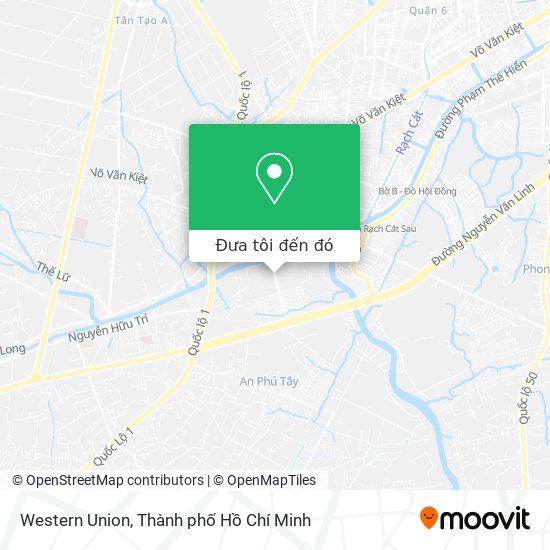 Bản đồ Western Union