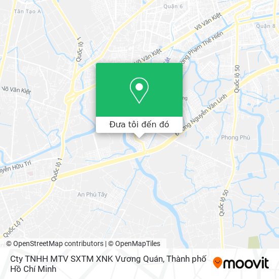 Bản đồ Cty TNHH MTV SXTM XNK Vương Quán