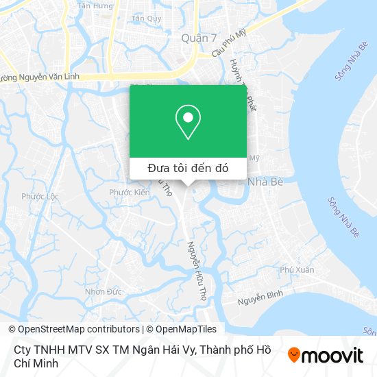 Bản đồ Cty TNHH MTV SX TM Ngân Hải Vy