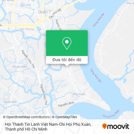 Bản đồ Hội Thánh Tin Lành Việt Nam-Chi Hội Phú Xuân